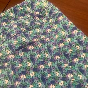 Soft Surroundings Hues of Blue Crops Capris Size XL